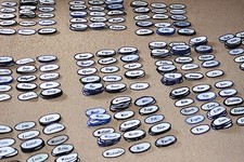 Patch etichetta nome ricamata