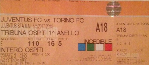 Juventus football ticket - juventus,